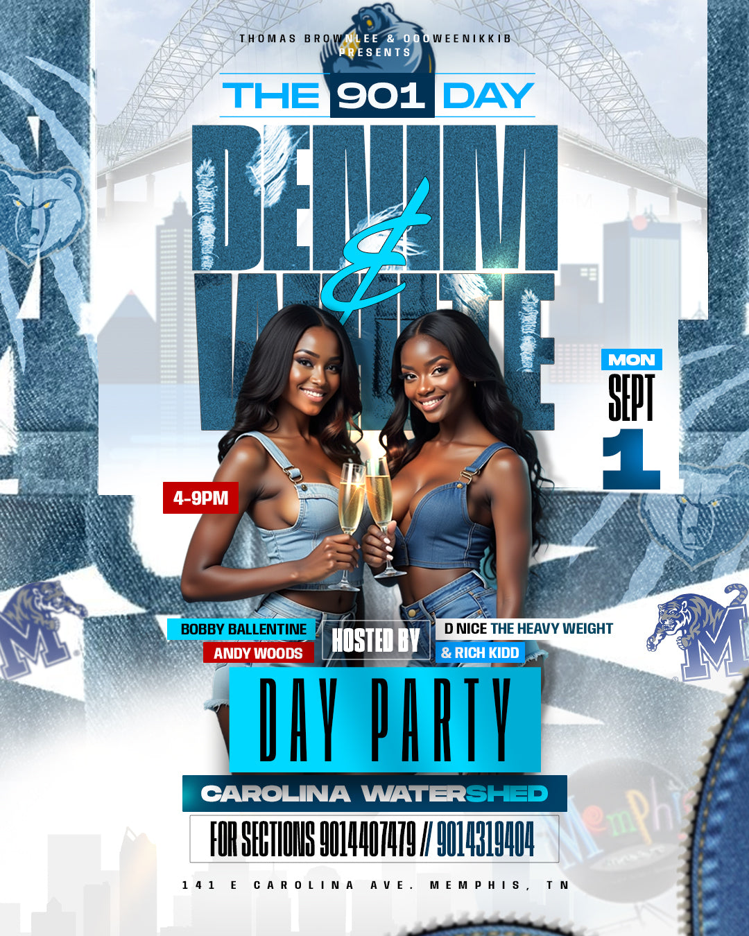Denim and White Day Party