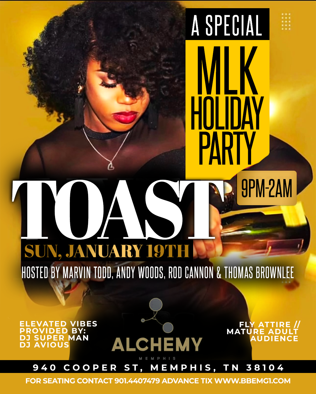 Toast - A Special MLK Holiday Party